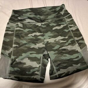PINK Victoria's Secret Camo  Spandex Shorts